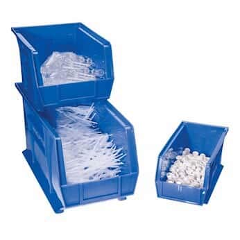 Akro-Mils Stackable Bin - 5 in High, Multiple Uses, Office Storage Solutions, Durable Design, 12 Bins Per Pack